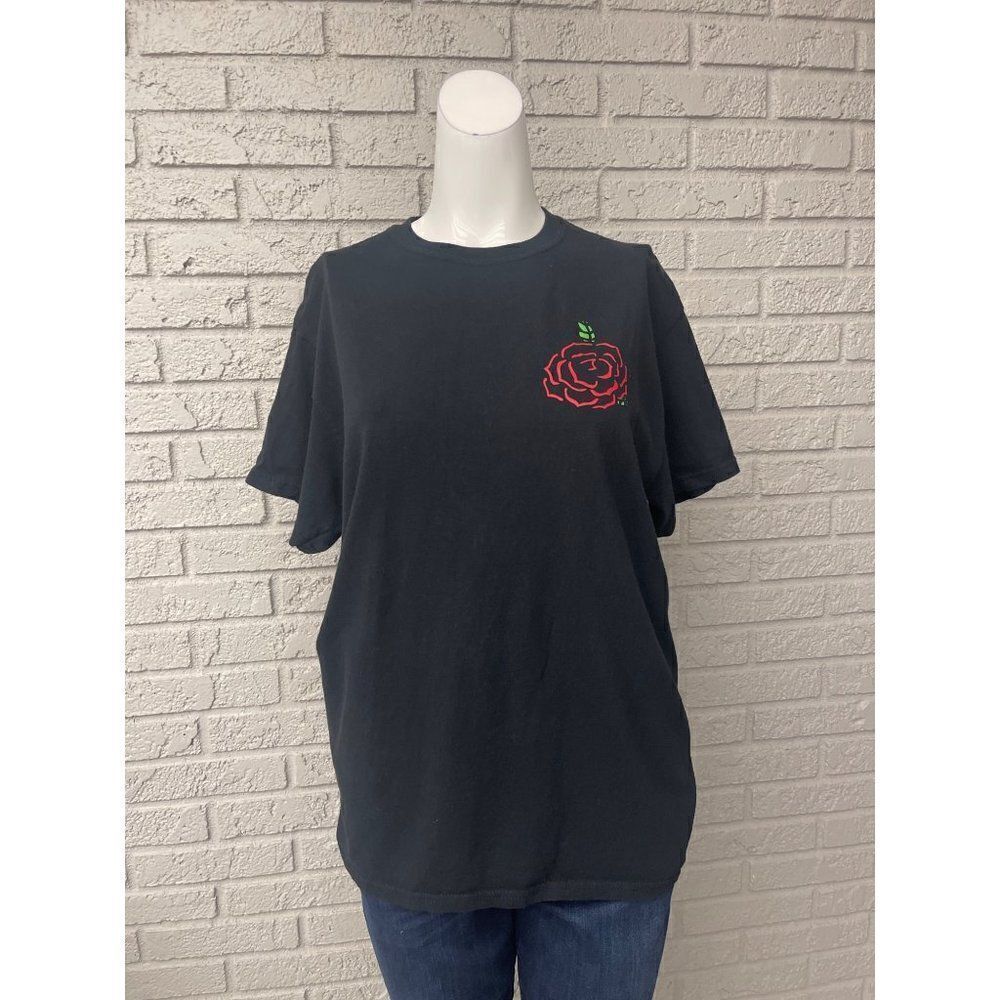 Cactus & Skill Black Graphic “Have A Nice Day” T-Shirt Size M